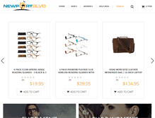 Tablet Screenshot of newportblvd.com